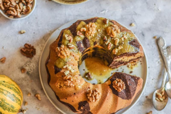 Prosta babka dyniowo-kakaowa
