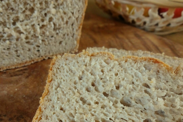 Chleb gryczano - ryżowy (bez glutenu, mleka i jajek)