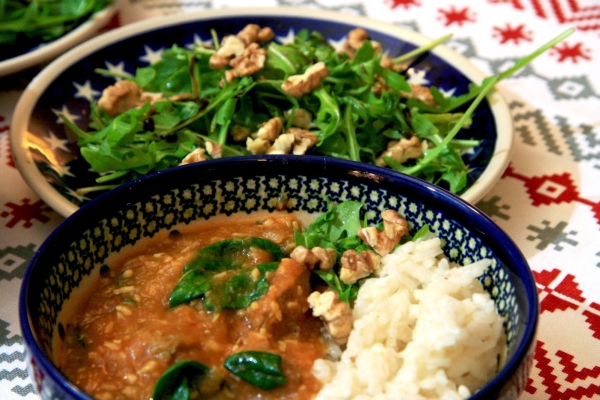 Pyszne curry z dynią i wołowiną 