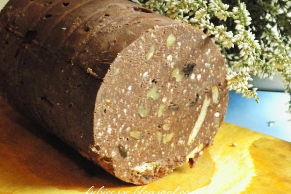 Salceson - blok czekoladowy