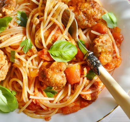 Spaghetti z klopsikami