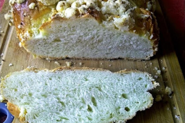 Drożdżowa chałka z kruszonką - thermomix
