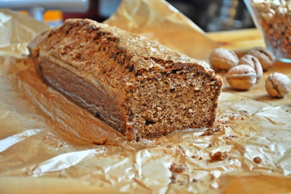 Chleb optymalny z orzechów włoskich wg Ćwierkaczewiczowej