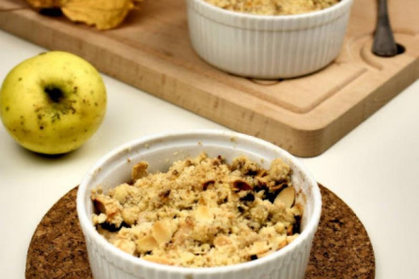 Crumble z jabłkami