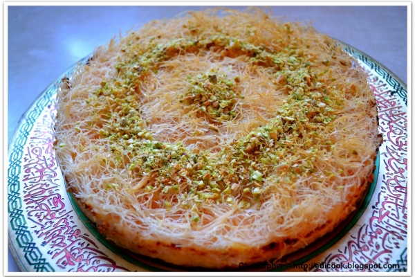 Kunafa z serem ricotta - turecki serniczek.