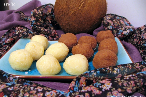 Trufle kokosowe i rumowe
