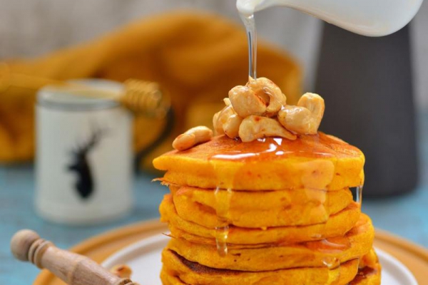 Bardzo puszyste pancakes z dyni!