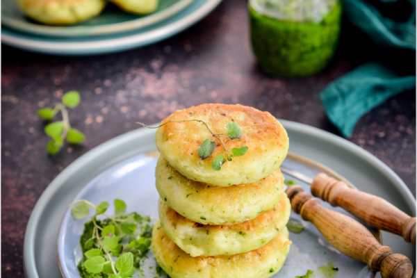 Placuszki ziemniaczane z sezamowym pesto!