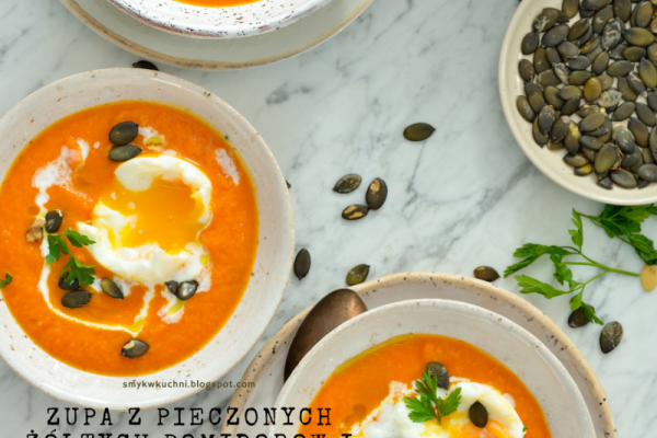 PRZEPIS NA ZUPĘ KREM Z PIECZONYCH POMIDORÓW I DYNI HOKKAIDO