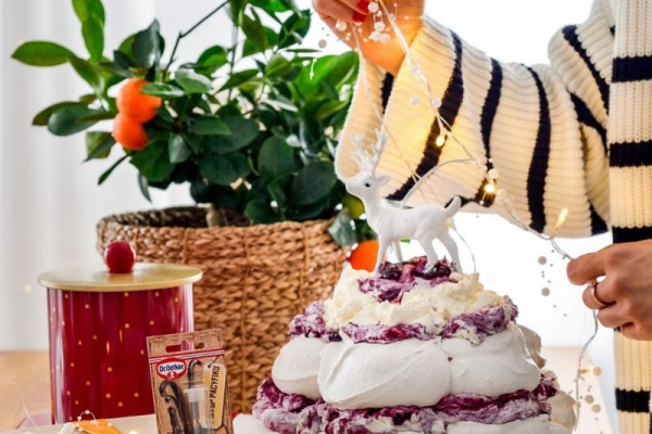 Bezowy tort choinka na Święta!