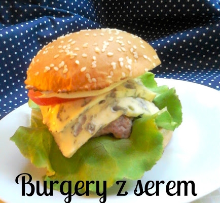 Burger z serem pleśniowym 