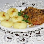 Soczysty schab pieczony...