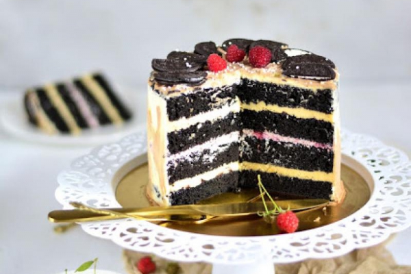 Tort z masą kawową