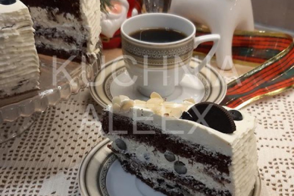 Tort oreo z borówkami wg Aleex