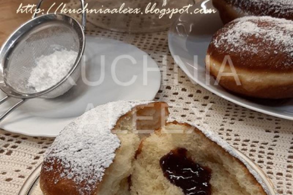 Puszyste pączki z powidłami wg Aleex