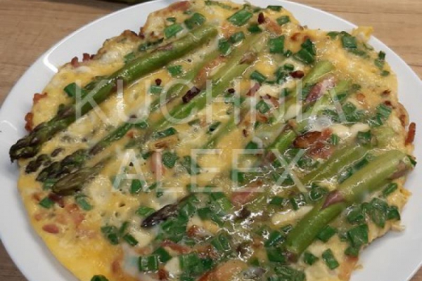 Omlet ze szparagami wg Aleex
