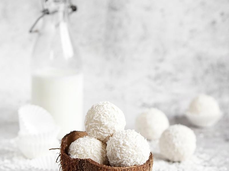 Zdrowe kulki kokosowe