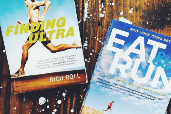 Książki o bieganiu i diecie wegańskiej