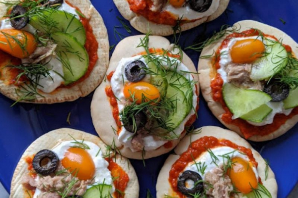 Mini pita w letniej wersji