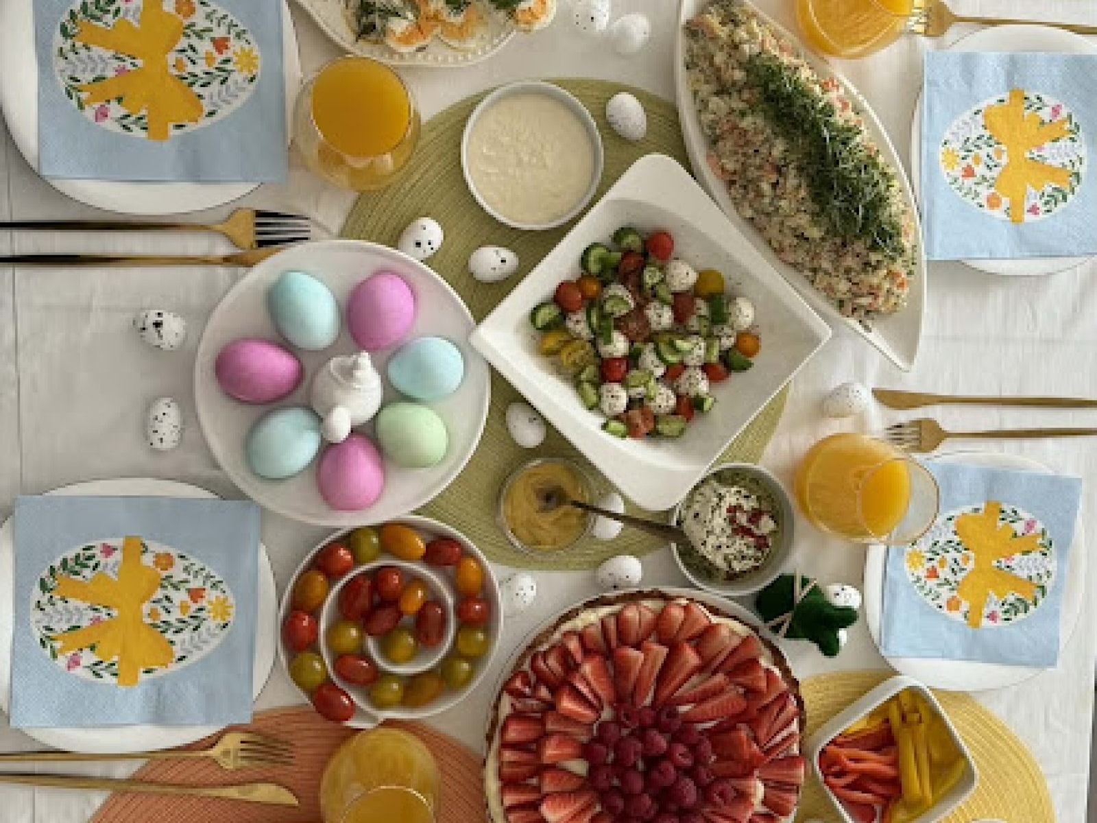 Wielkanocny zestaw śniadaniowy