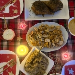 Kolacja w świątecznym...