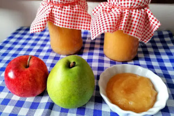 Mus jabłkowo-truskawkowy (bez cukru) - janginizowany