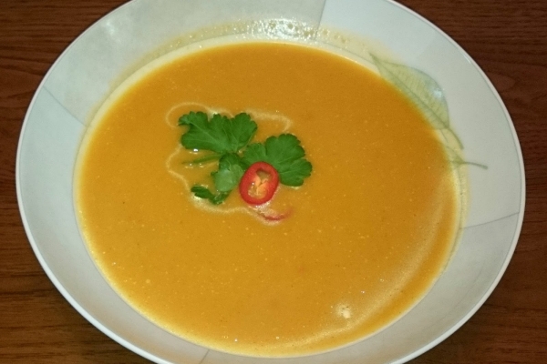 Tajska zupa z dyni 