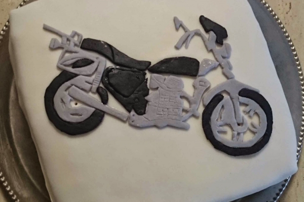 Motocyklowy tort dla Połówka :) 