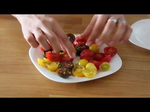 Łatwy, szybki sposób krojenia pomidorków koktajlowych VIDEO