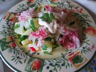 Kartoffelsalat- sałatka ziemniaczana ze śmietaną