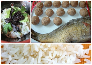 Piątkowy obiad: pulpety z ryby z ryżem i surówką z kapusty pekińskiej