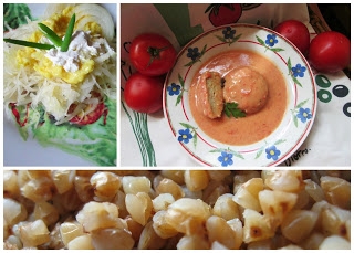 Obiad w 30 minut: pulpety w sosie pomidorowym z kaszą i surówką z kapusty kiszonej