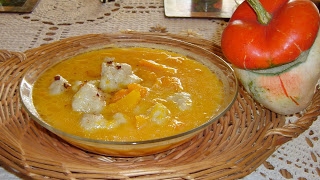 Dynianka- zupa dyniowa z pyzami