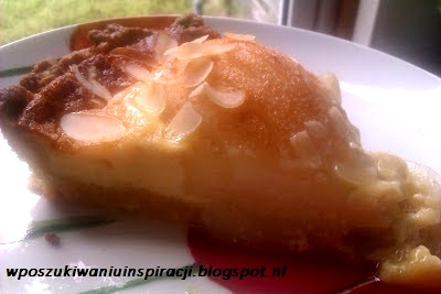 Tarta gruszkowa z kremem waniliowo - cytrynowym