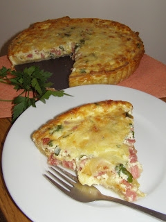 Quiche z boczkiem :)