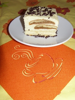 Serowe ciasto z cappuccino :)