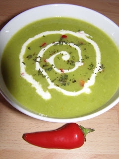 Zupa - krem z zielonego groszku :)