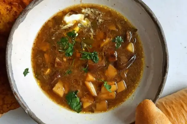 Zupa ze świeżych grzybów