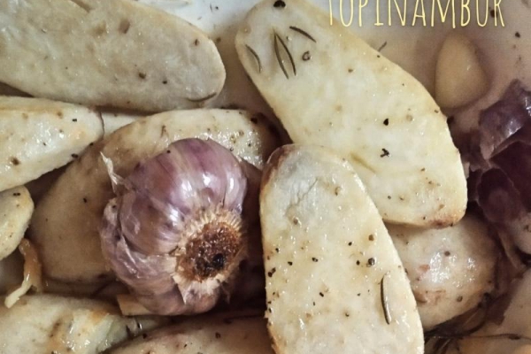 Pieczony topinambur
