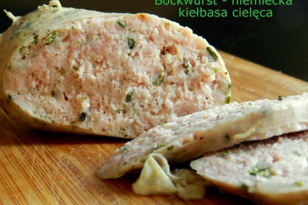 Bockwurst - niemiecka kiełbasa cielęca