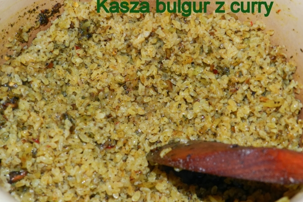 Kasza bulgur z curry