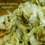 Młoda kiszona kapusta