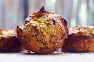 Muffinki marchewkowo-orzechowe bez cukru i mąki pszennej