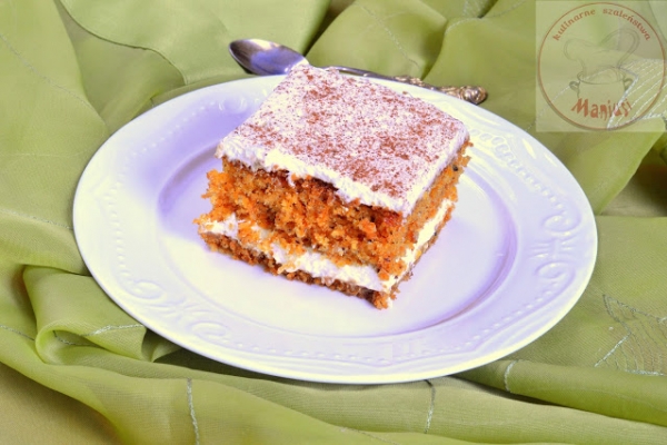 Ciasto marchewkowe z kremem