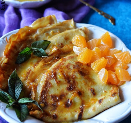 Naleśniki pomarańczowe crepes suzette