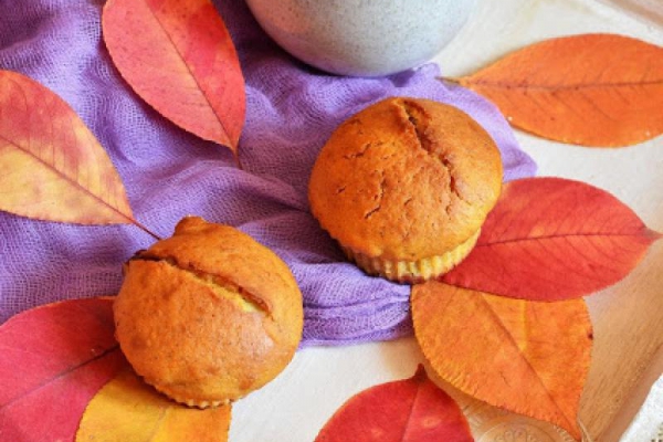 Muffinki z dynią i dżemem