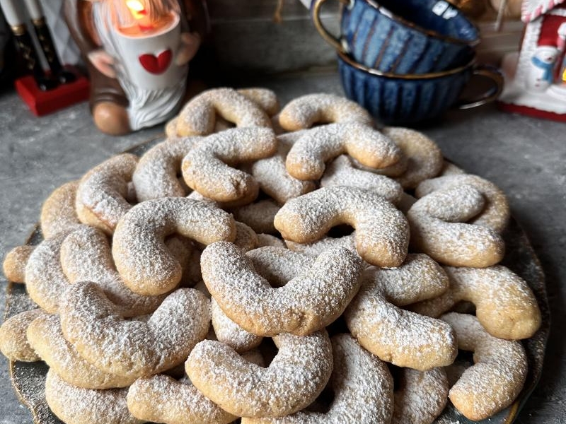 Ciasteczka migdałowe rogaliczki