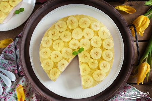 Desernik bananowy z mascarpone- na zimno