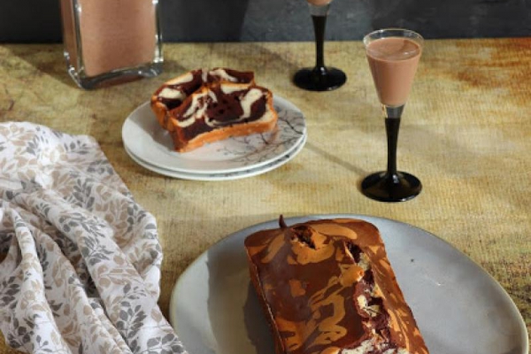 Łaciata babka na białkach