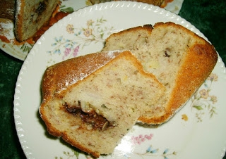 muffina bananowa z bananem i czekoladą orzechową...